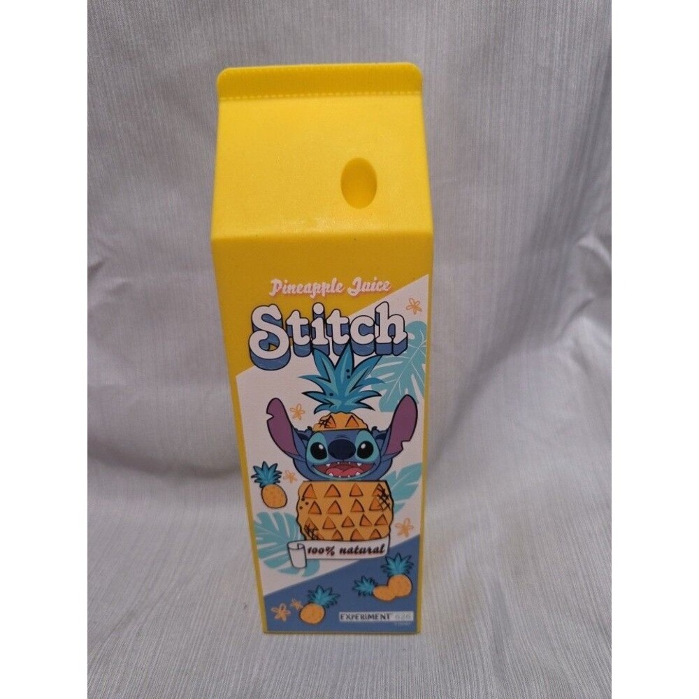 Disney Stitch yellow Pineapple Juice Pencil Case